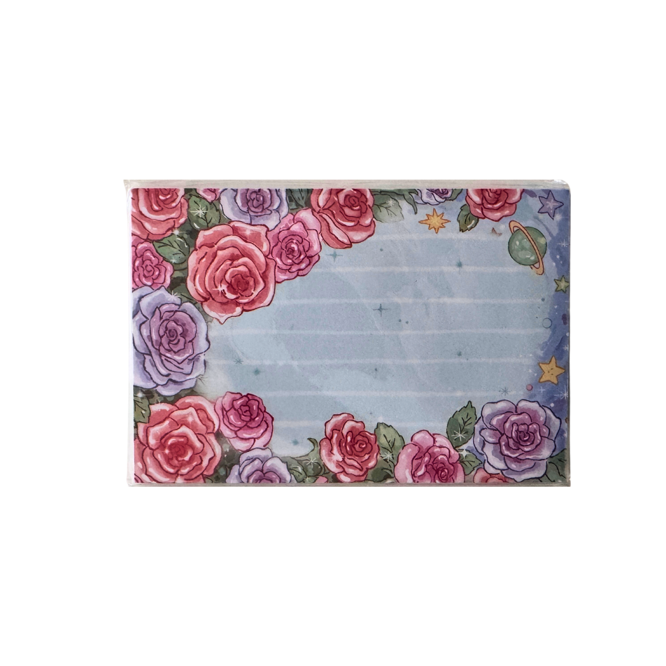 200 Pages Enchanted Garden Whimsical Memo Pad Set